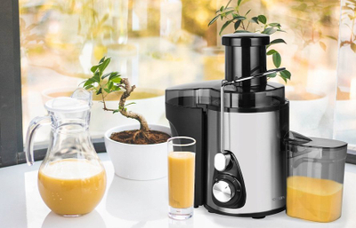 Shtrydhëse frutash edhe perimesh Orava OS-112, 600W, funksion Pulse, argjendt edhe e zezë