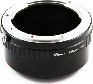 Адаптер за објективи Pixco Sony E NEX во Nikon AF Ai AiS, рачен фокус, метален