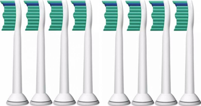 Koka brushe Philips Sonicare ProResults HX6018 / 07, 8 copë