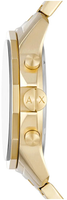 Orë dore burrash Armani Exchange Banks AX1721, e artë