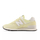 Atlete New Balance 574, material tekstil, të verdha me të bardha
