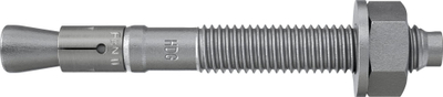 Bulon ankorues Fischer FBN II 16/80, set 10 copë, çelik i galvanizuar, gri