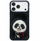 Këllëf telefoni Nimmy Big Eyed Pet 2.0 Panda për iPhone 17 Pro, plastike TPU PC, i zi