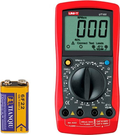 Multimetër makinash UNI-T UT105 Blow 9287, DC, ekran dixhital