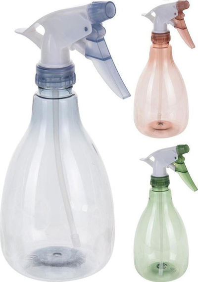 Shishe spruco plastike, 650 ml, me ngjyra të ndryshme