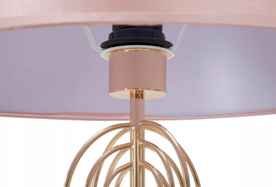 Lampë në këmbë Mauro Ferretti Ovy, 40cm, metal, rozë
