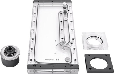 Kit ftohje me lëng Thermaltake Pacific Core P6 DP D5 Plus, pompë D5, RGB, transparent