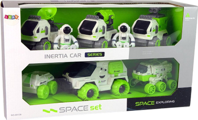 Set lodrash hapësinore Space Vehicle Set 6in1 Rover Satellite, interaktiv, edukativ