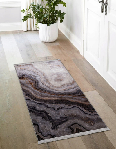 Tapet i printum Splendid AGAT Petra, 80x140 cm, poliester, gri