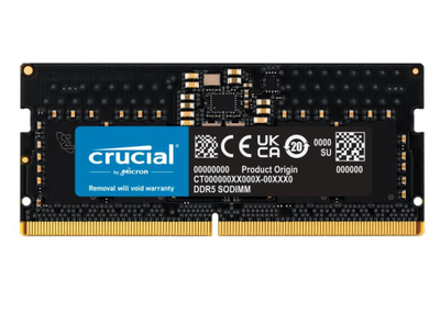 Memorie RAM Crucial CT8G48C40S5, 8GB DDR5, 4800 MHz, për laptop