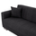 Divan-Shtrat 3 ulëse, 215×80×77 cm HM3240.03, gri