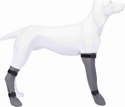 Заштитни чорапи за кучиња Trixie, силиконски, 10cm 40cm, сиви