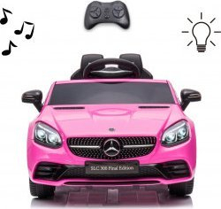 Makina elektrike për kalama Mercedes Milly Mally SLC, 2 motorë, 3 marshe, rozë