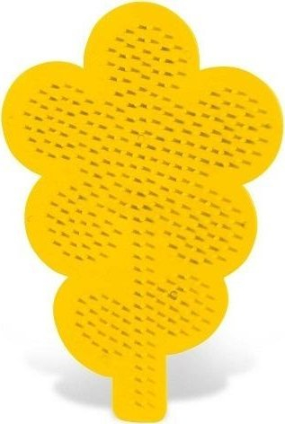 Set kreativ me rruaza që hekurosen SES Creative 6092, pegboard me lule, paketim 12 copë, shumëngjyrësh