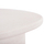Tavolinë për kafe oval Santorini 54x54,5x40Hcm (HM18054), bardhë