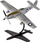 Сет за моделирање Airfix Starter Set North American P-51D Mustang, борбен авион, за почетници