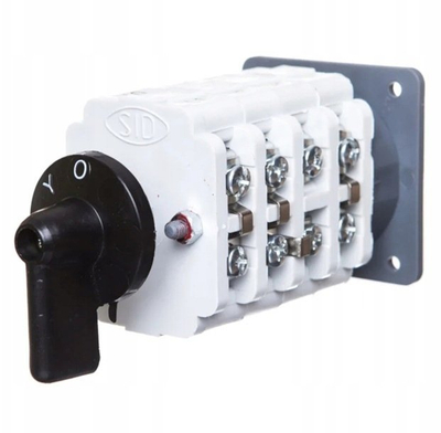 Çelës rrotullues Elektromet ŁUK 25-21A, 3P 25A, Y/Δ motor trefazor, i zi