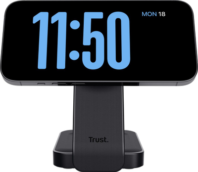 Karikues wireless 3 në 1 Trust Viro, magnetik, 20W, i zi