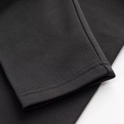 Leggins Iguana Charlton W, material elastik, microfleece i butë, ngjyrë e zezë