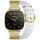 Smartwatch për goca Gravity GT32-2, bën telefonata, me rrip metalik edhe lëkure, ngjyrë e artë