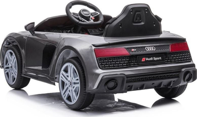 Veturë elektrike për fëmijë Audi R8 A300, 12V, telekomandë, argjend