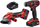Set veglash pa kabllo Einhell Power X-Change TC-TK 18 Li, kaçavidë 18V, mulli këndor 18V, i kuq