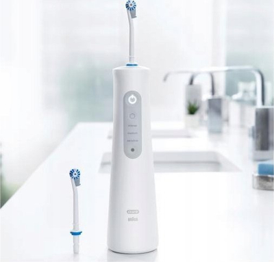 Irrigator oral Oral B OxyJet, 600 ml, me mikro flluska, i bardhë