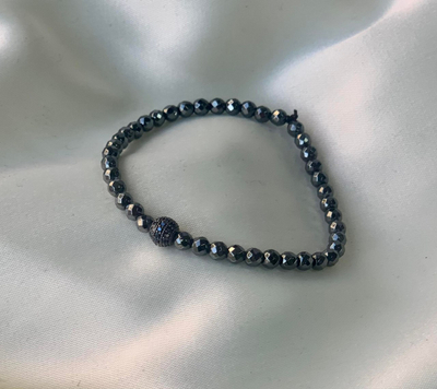 Byzylyk Dar Natural Shine Hematite, i zi