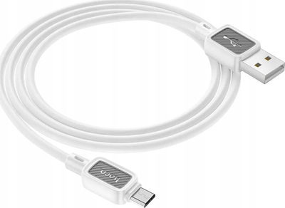 Kabllo USB Hoco X108, USB A n'Micro USB, 1m, 2.4A, e bardhë