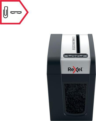 Шредер Рексел Секјур MC3 SL P5, микро-сечење P5, депонија 10L, црн
