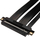 Kabllo riser SilverStone RC05, PCIe 4.0 x16, 220mm, e zezë