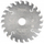 Teh sharrë rrethore Freud F03FS05978, 120mm, 24 dhëmbë, metalik