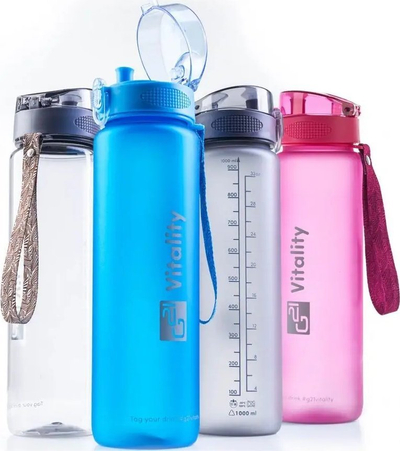 Shishe uji G21 Drinking Bottle, 1000 ml, tritan pa BPA, rozë Frozen