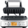 Aparat waffle Sage The Smart Waffle Pro BWM620UK, panele jo ngjitëse, ekran digjital, ngjyrë argjendtë