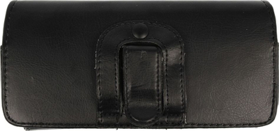 Këllëf universal Forcell Classic 100A Model 16 horizontal për iPhone 15 14, i zi