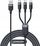 Kabllo 3 në 1 Joyroom Multi Use Series S 1T3018A18, Lightning USB C Micro USB, 1.2m, gri