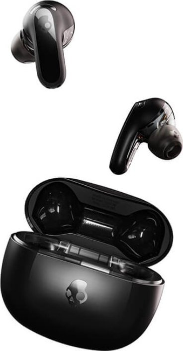 Kufje in ear Skullcandy Rail ANC, wireless, me kuti karikimi, të zeza