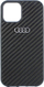 Futrollë telefoni Audi Carbon Fiber, për iPhone 12 12 Pro 6.1", hardcase, e zezë