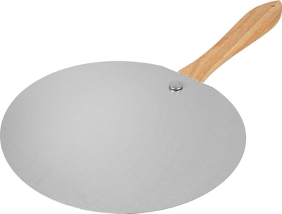 Tabaka palosëse për pica Brunbeste 3369, formë e rrumbullakët, inox, argjend