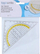 Shabllon vizatues Topwrite, trekëndësh plastik 14 cm, transparent