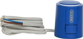 Aktuator termostati Wavin Tigris Telstat, 24V NC, blu