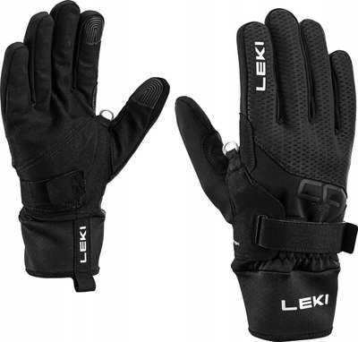 Ракавици за скијање LEKI CC Thermo Shark, за мажи, изолациски 3M, црни