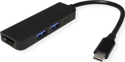 Hub USB Value 12.99.1042, USB C, HDMI 4K, i zi
