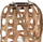 Fener dekorativ PROGARDEN Wooden Candle Lantern KO-435103010, 47 cm, dru, ngjyrë natyrale