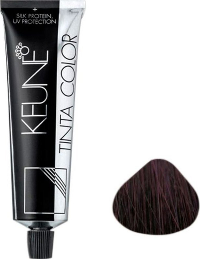 Bojë flokësh Keune Tinta Color 4.7, kafe e mesme me vjollcë, 60ml