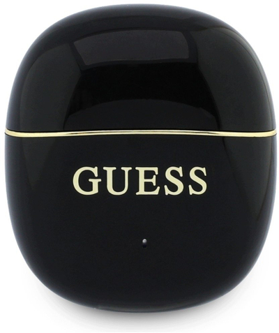 Kufjet Guess TWS Glossy Gold Line Classic, Bluetooth 5.4, të zeza