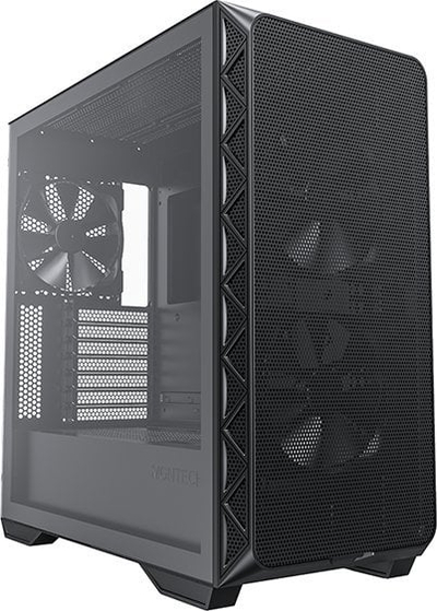 Kuti kompjutri Montech AIR 903 Base, Midi Tower, me tre fara, e zezë
