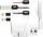 Adapter udhëtimi Skross Pro Light USB AC45PD, me PD USB, i bardhë