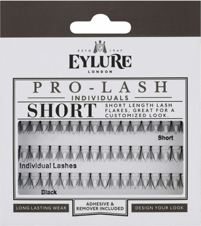 Qerpikë copa Eylure Pro Lash Short, të shkurtër, pamje natyrale, të zinj