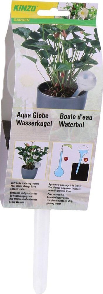 Dispenser uji për bimë Kinzo Garden Aqua Globe, 250 ml, plastik, i bardhë